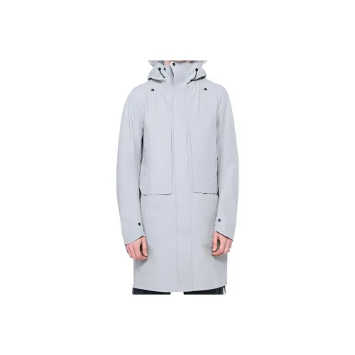 KRAKATAU Light Gray Men's Trench Coat  
KRAKATAU Светло-серый Мужской Тренч