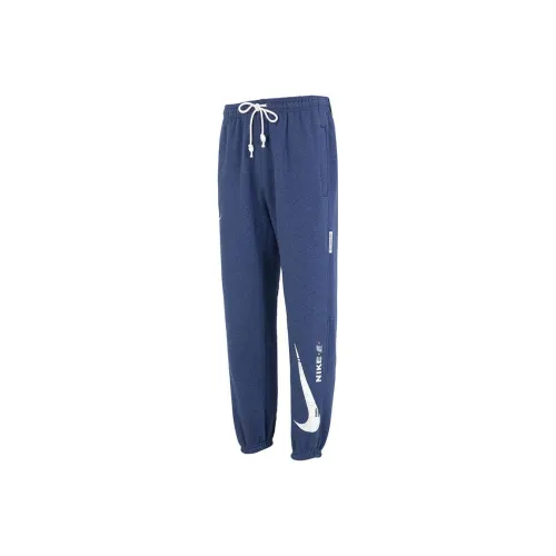 Nike Blue Men's Knitted Training Pants Nike Синий Мужские Вязаные Тренировочные Штаны