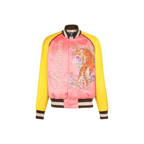 BALMAIN Желтые Мужские Куртки
