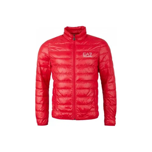 EMPORIO ARMANI EA7 Down Jacket Men's Red