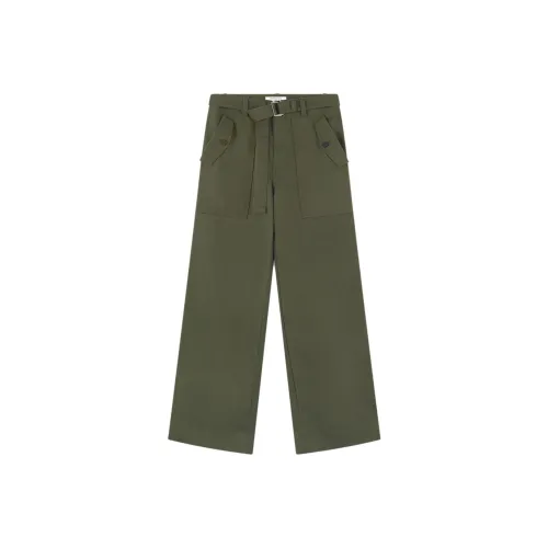 Maison Kitsune Army Green Мужские Карго Брюки