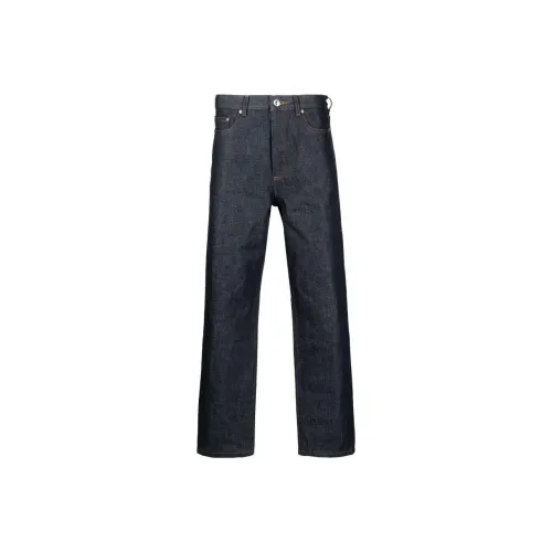 A.P.C Прямой крой Брюки Джинсы Мужские Синие