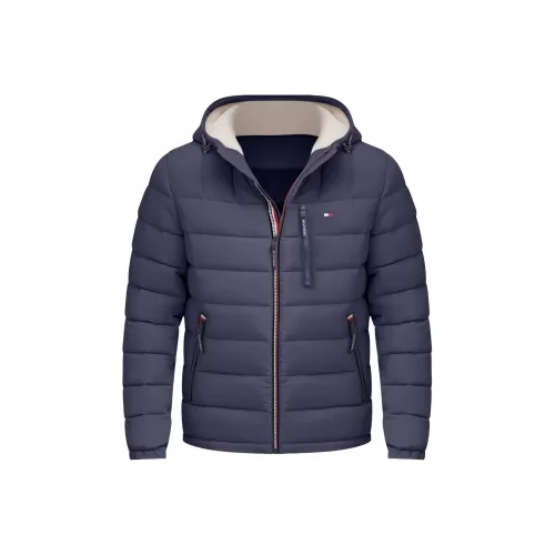 Tommy Hilfiger Темно-синий Синий Мужской Пуховик (Пуф)