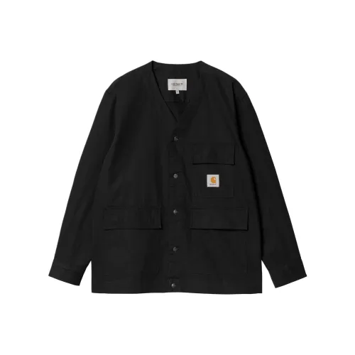 Carhartt WIP SS24 Elroy Рубашка Jac Рубашка Унисекс Черный