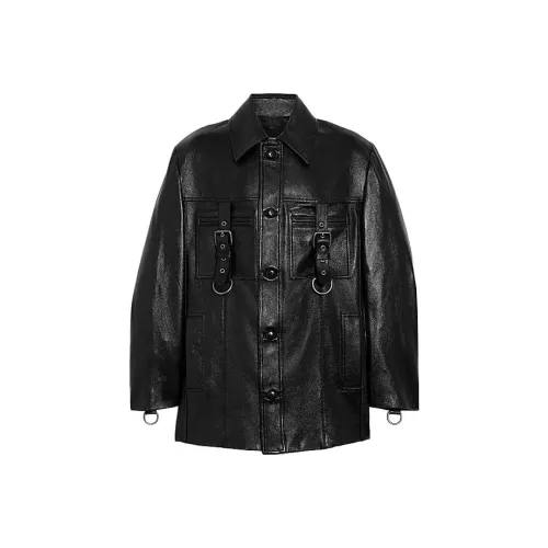 COACH Черные Мужские Кожаные Куртки