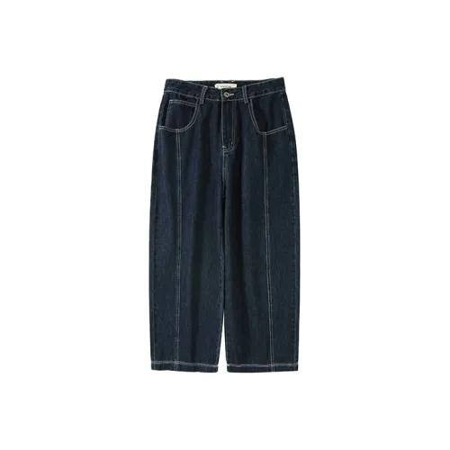 SeminP.ure SS22 Прямой крой Брюки Джинсы Унисекс