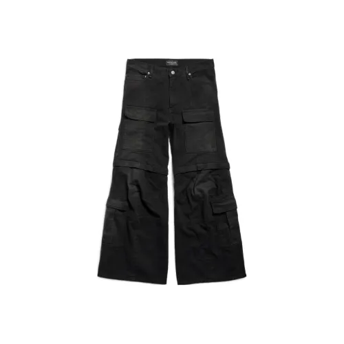 Balenciaga SS24 Карго Брюки Унисекс Черный