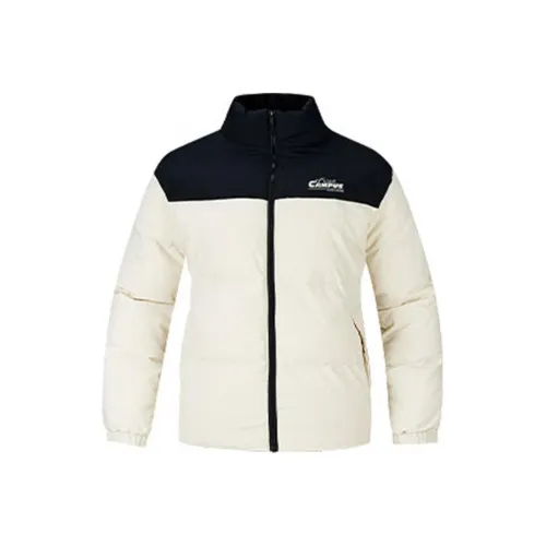 361° Down Jacket Unisex Кремовый Белый Супер Черный