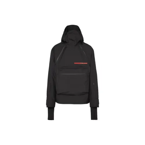 PRADA Extreme Tex SNOWBOARD Куртка Куртки Пальто Мужской Черный
