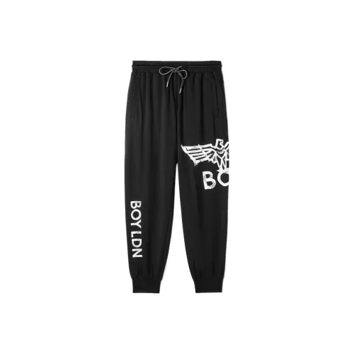 BOY LONDON Черные Унисекс Вязаные Спортивные Брюки