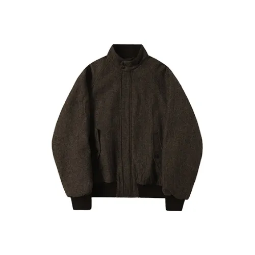 EVISTUB Серый Кофейный Мужские Куртки