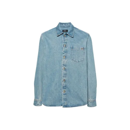 A.P.C Куртки и Пальто Мужской Синий