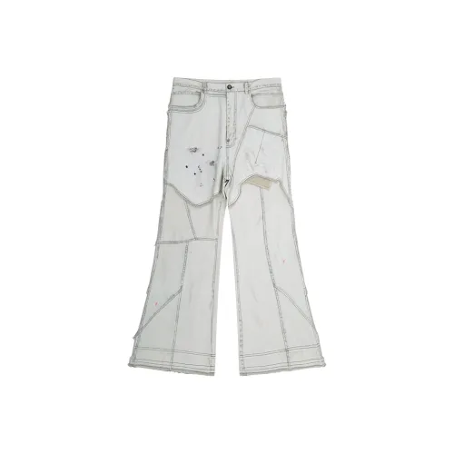 D 5 OVE Белый Мужской Джинсы