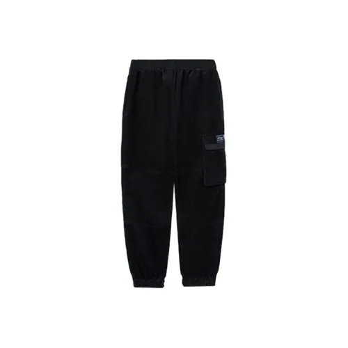 LINING Вязаные тренировочные брюки мужские черные