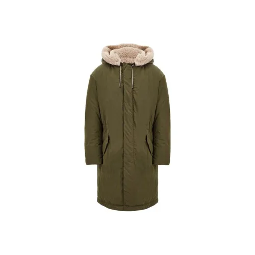 Ferragamo Темно-оливковый зеленый Мужской Парки