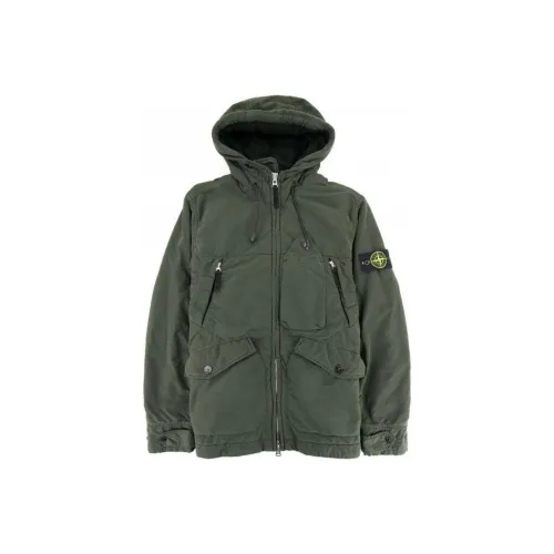STONE ISLAND Куртки Пальто Унисекс Зеленый