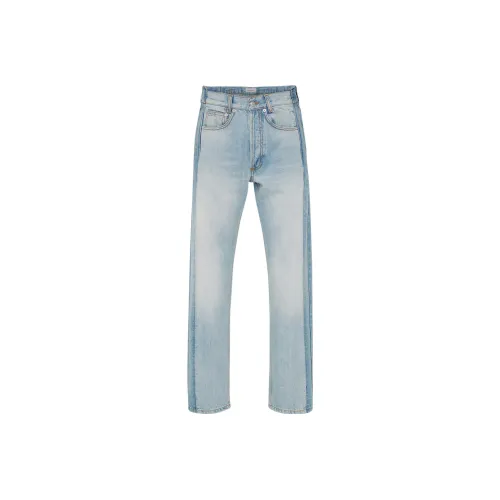 Alexander McQueen Light Blue Men's Jeans Александр Маккуин Светло-голубые Мужские Джинсы