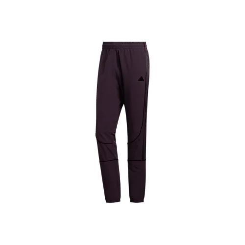 Adidas Purple Men's Knitted Training Pants Adidas Фиолетовые Мужские Вязаные Тренировочные Штаны