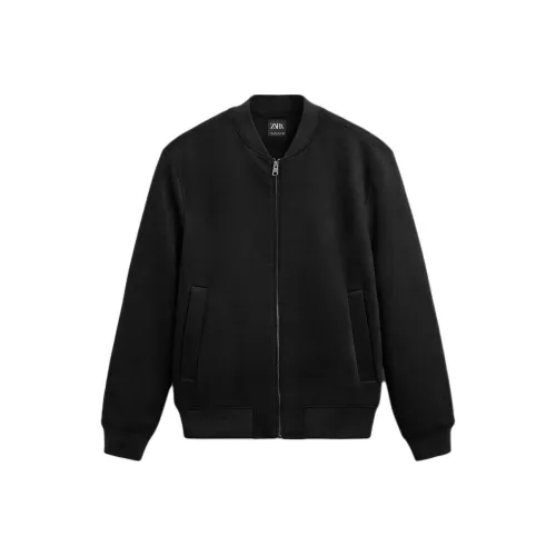 ZARA Мужские черные куртки