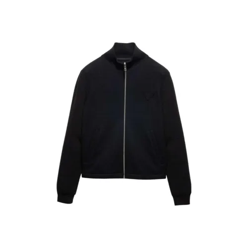 PRADA FW24 Куртки и Пальто Мужской Черный