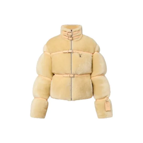 LOUIS VUITTON FW23 Тёплый мех Мужской Хаки