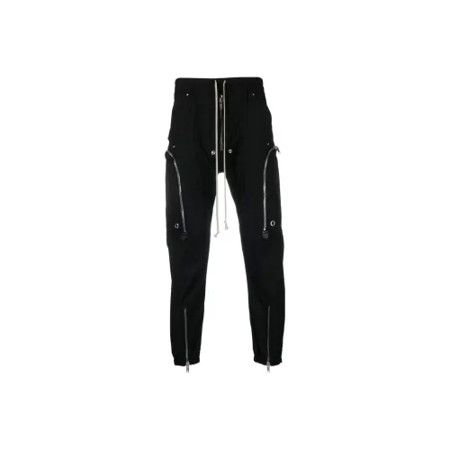 RICK OWENS совместный бренд SS23 Черные мужские карго-брюки