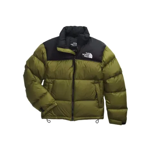 The North Face 1996 Collection Ретро Nuptse Куртка Пуховик Унисекс Лесной Оливковый