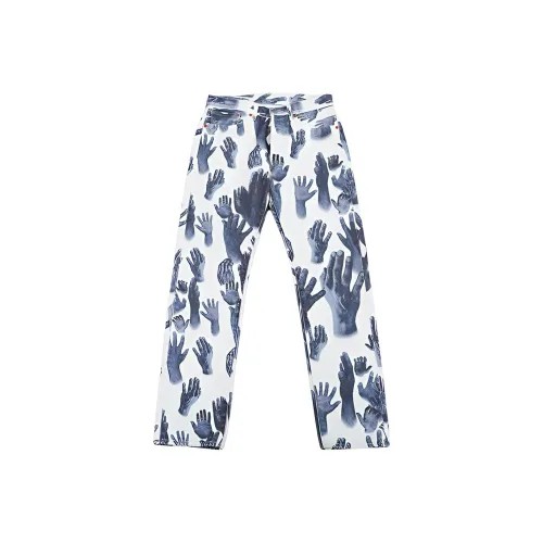 Denim Tears Denim Tears X Levis Co Branded SERIES Индиго Унисекс Джинсы