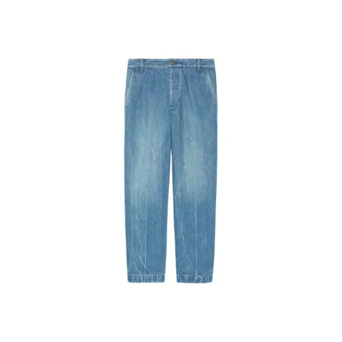 GUCCI Blue Men's Jeans GUCCI Синий Мужские Джинсы