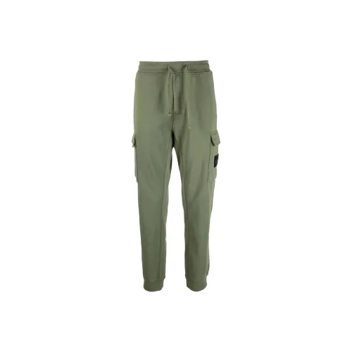 Stone Island Зеленые Мужские Вязаные Спортивные Штаны