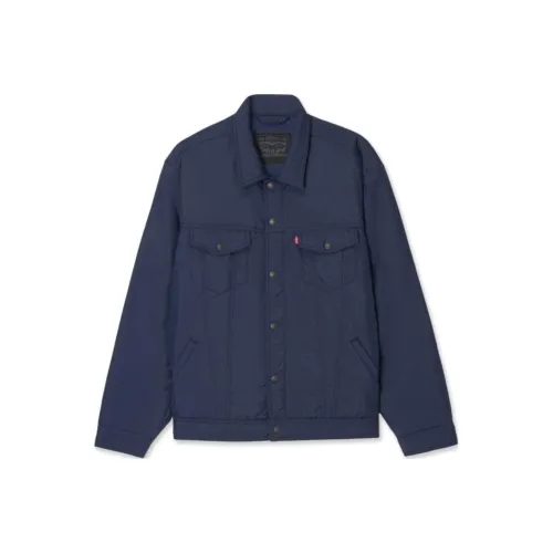 Levi's Пуховая куртка Мужская Темно-синяя