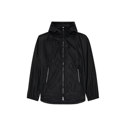 DIESEL Мужские черные куртки