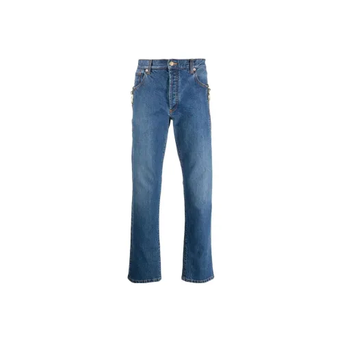 MOSCHINO Blue Men's Jeans МОШИНО Синий Мужской Джинсы