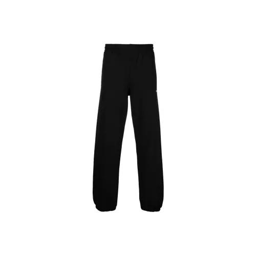 Off Белый Черный Мужские Вязаные Спортивные Штаны