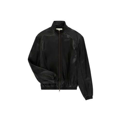 AIME LEON DORE Кожа Куртка Унисекс Черный