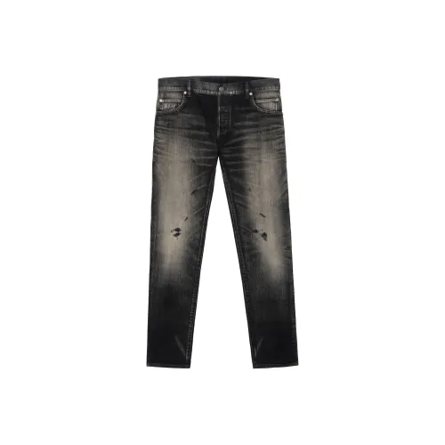 BALMAIN Мужские черные джинсы