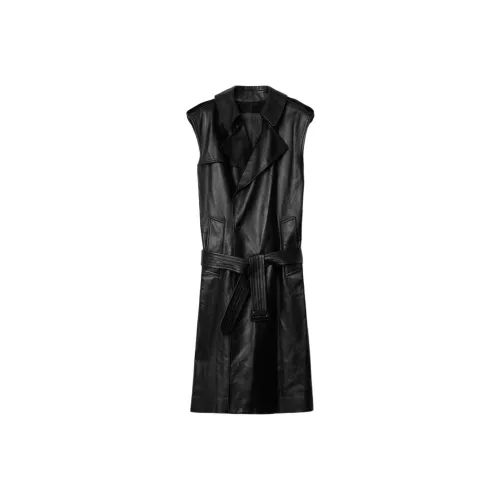 Burberry Кожа Куртка Мужская Черная