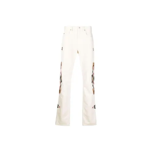 ISABEL MARANT Белый Мужской Джинсы