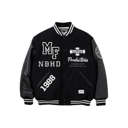 NEIGHBORHOOD x Major Force SS24 Куртки и Пальто Унисекс Черный