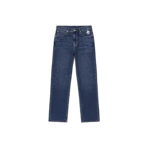 Lee Medium Dark Blue Men's Jeans Ли Мид Темно-Синий Мужские Джинсы