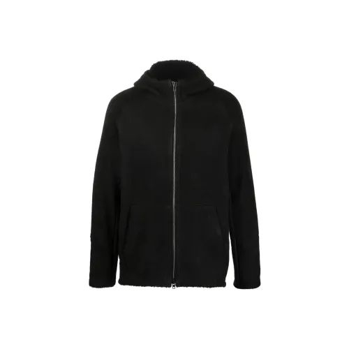 SALVATORE SANTORO Черные Мужские Кожаные Куртки