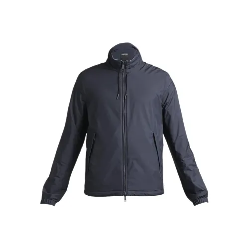 Ermenegildo Zegna Серые Мужские Куртки