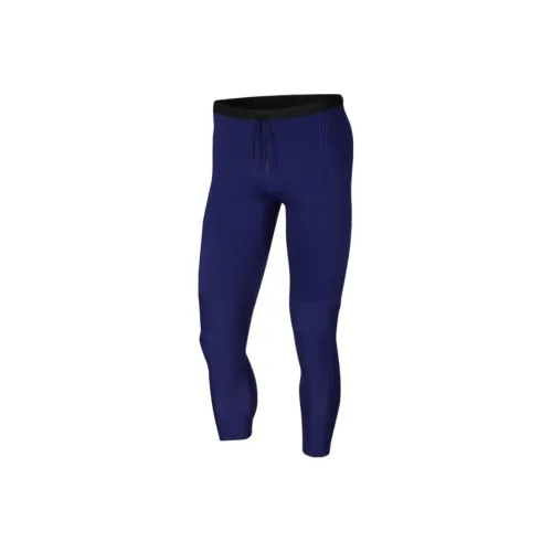 Найк Вязаные Тренировочные Штаны Мужские Синие