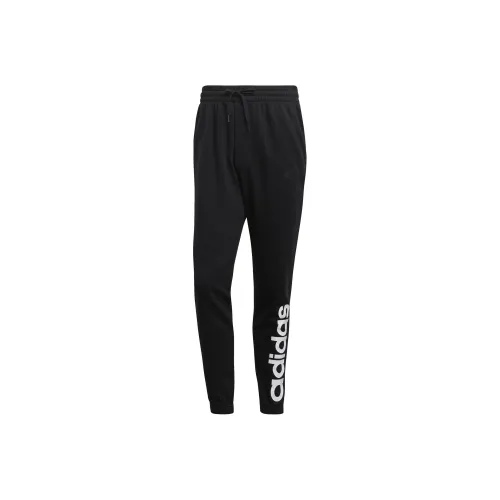 Adidas Черные Мужские Вязаные Тренировочные Штаны