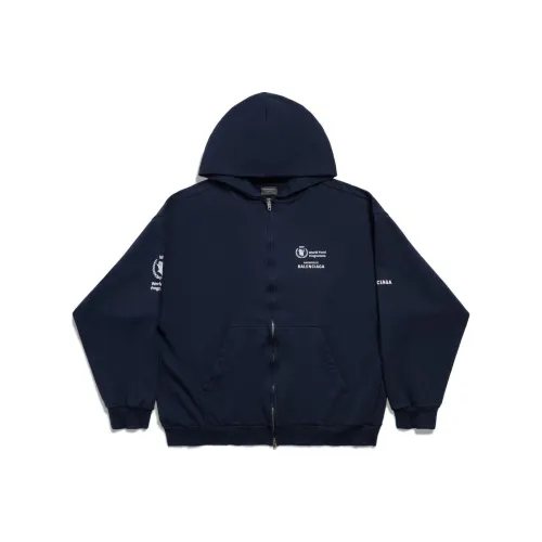 BALENCIAGA Темно-синяя унисекс куртка