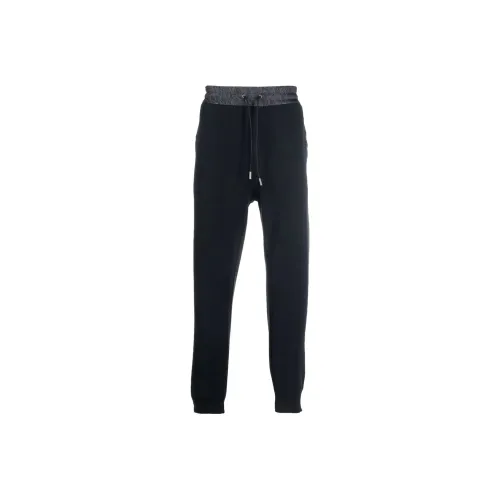 ETRO Midnight Blue Men's Knitted Training Pants ETRO Полночный Синий Мужские Вязаные Спортивные Штаны