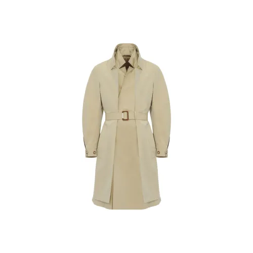 Alexander McQueen Light Umber Men's Trench Coat  
Александр Маккуин Светлый Умбра Мужской Тренч