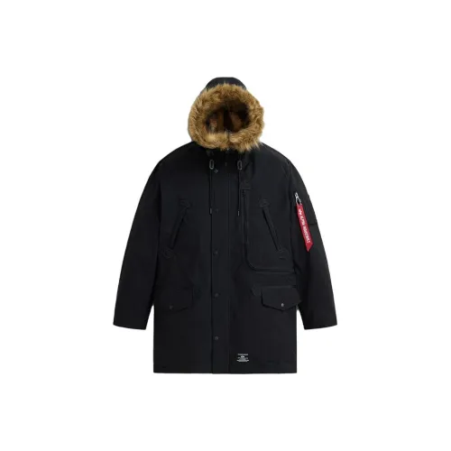 Alpha Industries Черный Мужской Парки
