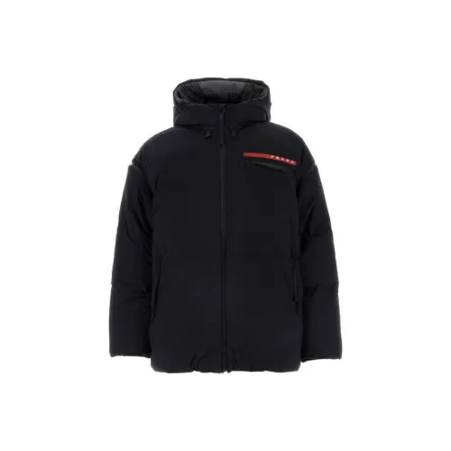 PRADA Мужские черные пуховики