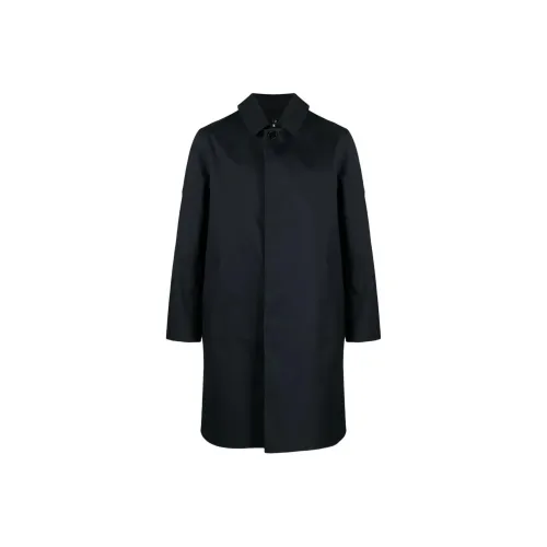 Mackintosh Морской Синий Мужской Тренч